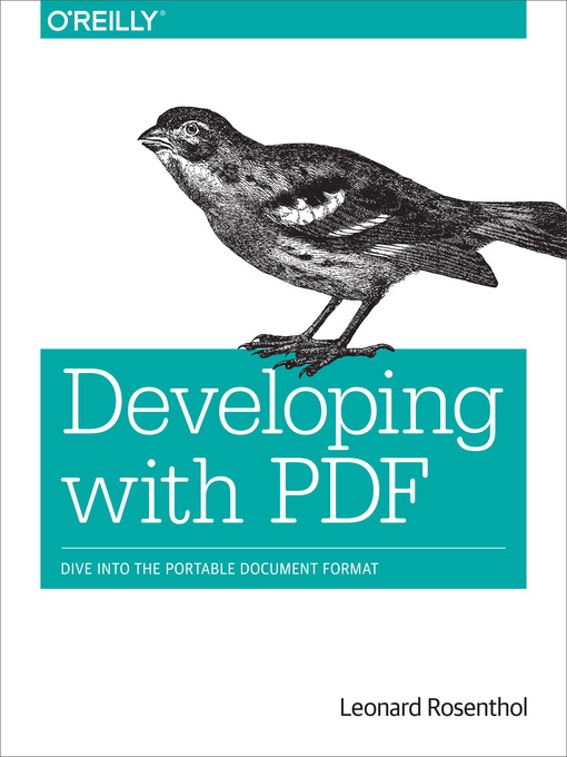 Title details for Developing with PDF by Leonard Rosenthol - Available